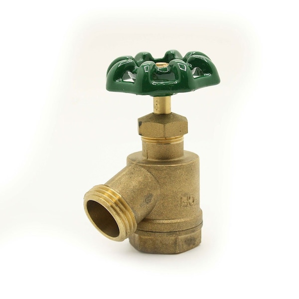 Thrifco Plumbing 3/4 Inch FIP x 3/4 Inch GHT Bent Nose Garden Valve 6416006 - main